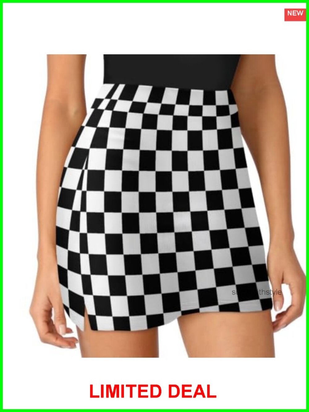 High Waist A-Line Mini Skirt Polyester Spandex Bodycon Party Clubwear